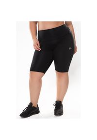 ROUGH RADICAL - Spodenki fitness damskie Rough Radical Optimal Shorts Plus size. Kolekcja: plus size. Kolor: czarny. Sport: fitness