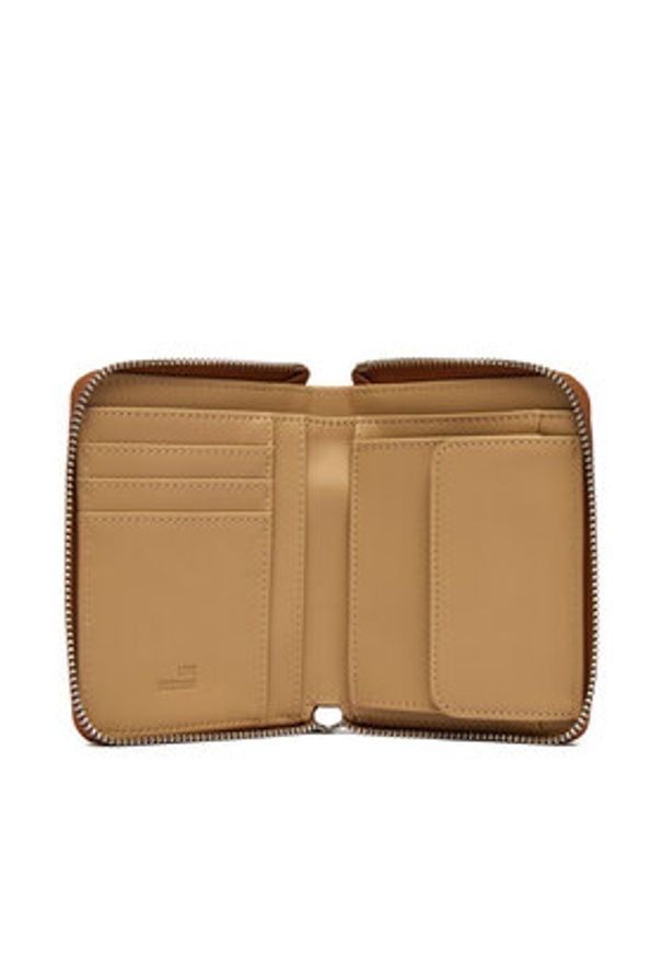 Love Moschino - LOVE MOSCHINO Portfel JC5502PP0OLE0200 Brązowy. Kolor: brązowy. Materiał: skóra