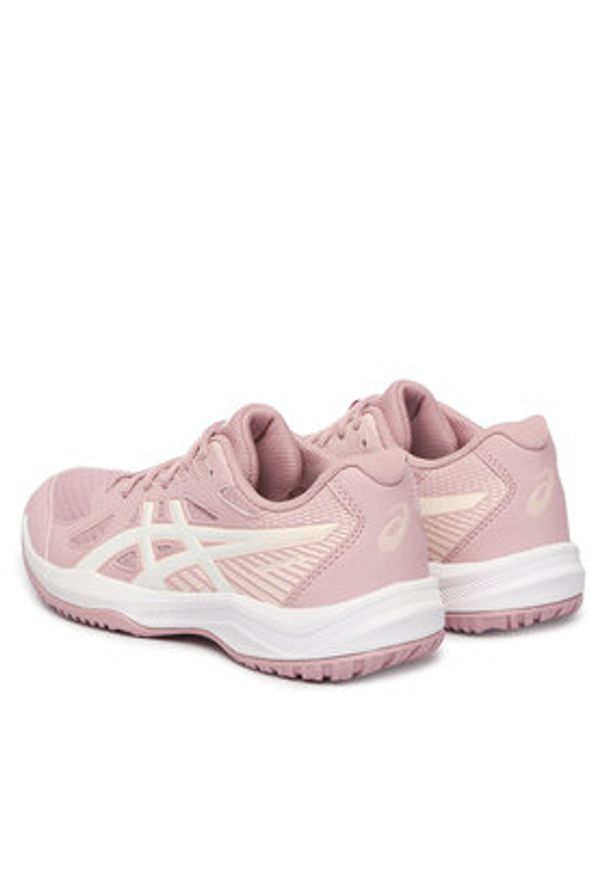 Asics Buty halowe Upcourt 6 1072A107 Różowy. Kolor: różowy. Materiał: skóra