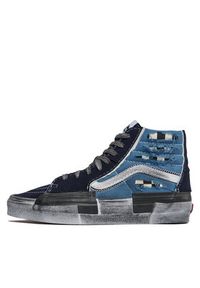 Vans Sneakersy Sk8-Hi Reconstruct VN0005UKNGJ1 Granatowy. Kolor: niebieski. Materiał: zamsz, skóra. Model: Vans SK8 #5