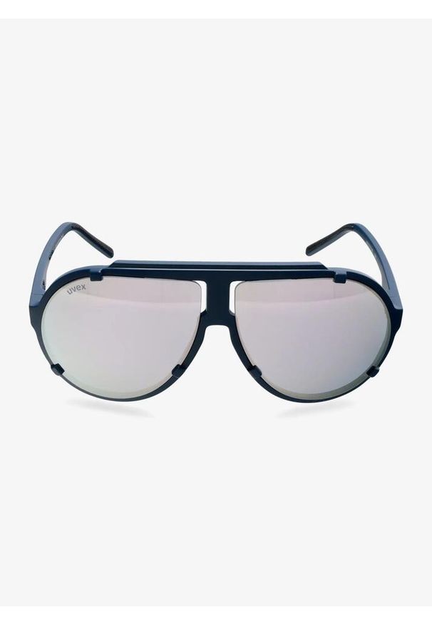 Okulary przeciwsłoneczne Uvex Esntl Pina - blue matt/mirror silver. Kolor: niebieski. Sport: turystyka piesza
