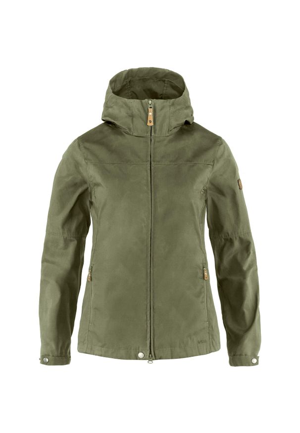Fjällräven - Kurtka uniwersalna damska Fjallraven Stina. Typ kołnierza: kaptur. Kolor: zielony. Materiał: syntetyk