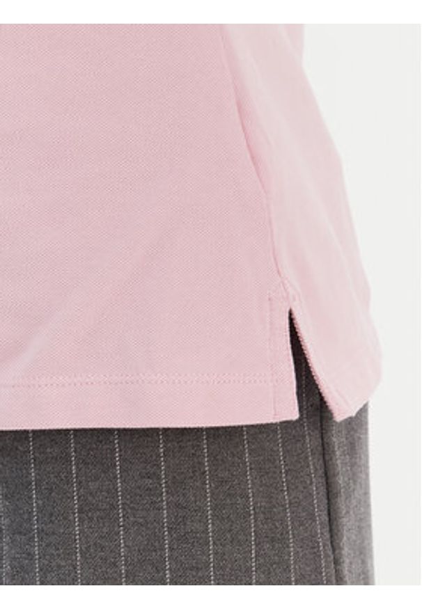 TOMMY HILFIGER - Tommy Hilfiger Polo 1985 WW0WW43224 Różowy Regular Fit. Typ kołnierza: polo. Kolor: różowy. Materiał: bawełna