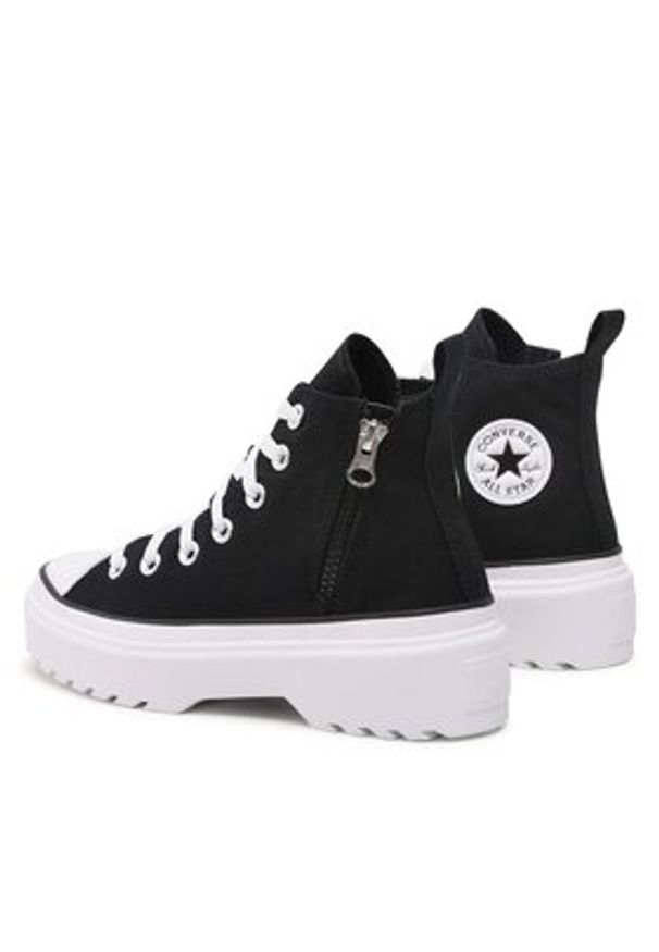 Converse Trampki Chuck Taylor All Star Lugged Lift Hi A03011C Czarny. Kolor: czarny. Materiał: materiał