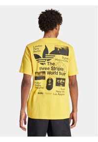 Adidas - adidas T-Shirt BT IS0183 Żółty Regular Fit. Kolor: żółty. Materiał: bawełna #4