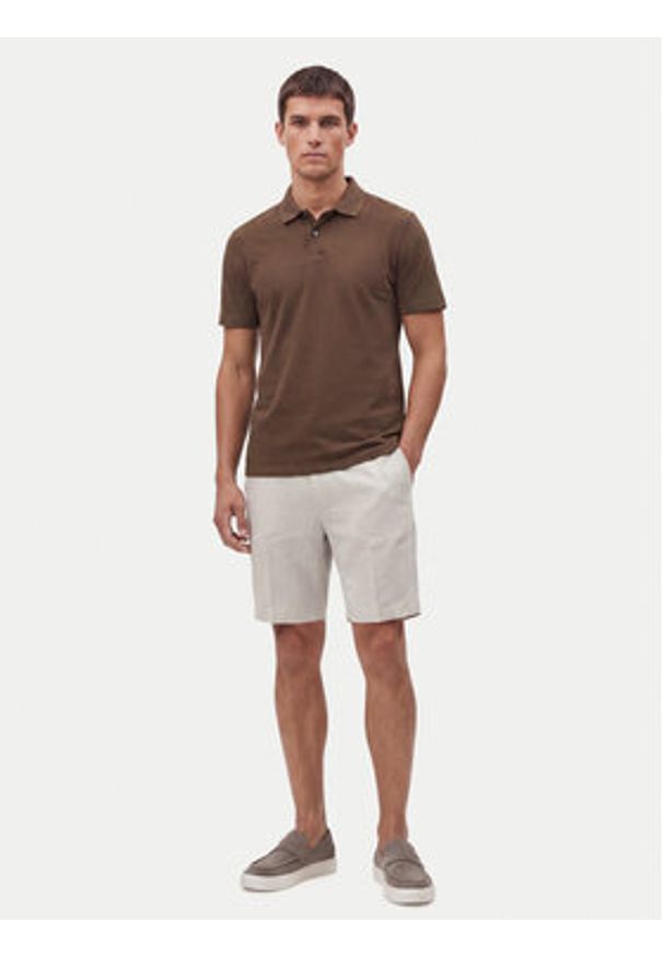 BOSS Szorty materiałowe Kane1 50557537 Szary Regular Fit. Kolor: szary. Materiał: syntetyk