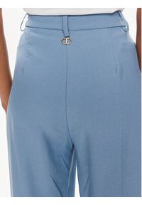 TwinSet - TWINSET Spodnie materiałowe 241TF2041 Niebieski Regular Fit. Kolor: niebieski. Materiał: wiskoza #4