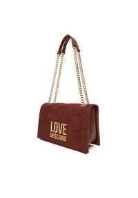 Love Moschino - LOVE MOSCHINO Torebka JC4122PP0NKB120A Brązowy. Kolor: brązowy. Materiał: skórzane