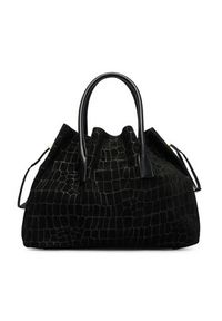 Elisabetta Franchi Torebka BS-19H-61E2-V890 Czarny. Kolor: czarny. Materiał: skórzane, zamszowe #6