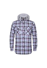 Lumberjack - Koszula męska LUMBERJACK FUN TARTAN HOODIE SHIRT. Kolor: wielokolorowy