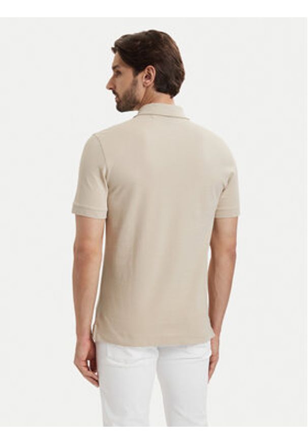 BOSS Polo Pallas 50553564 Beżowy Regular Fit. Typ kołnierza: polo. Kolor: beżowy. Materiał: bawełna