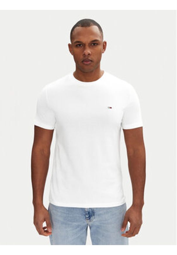 Tommy Jeans Komplet 2 t-shirtów DM0DM20687 Kolorowy Slim Fit. Materiał: bawełna. Wzór: kolorowy