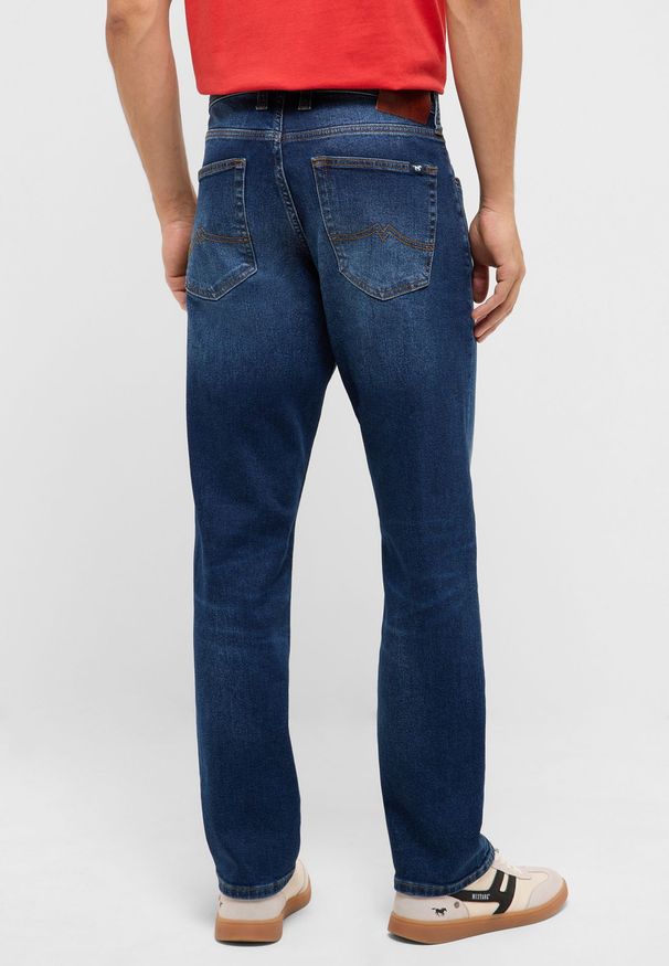 Męskie Spodnie jeansowe Mustang Style Denver Straight Denim Blue 1017444 5000 883
