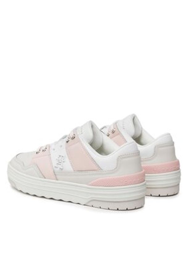 TOMMY HILFIGER - Tommy Hilfiger Sneakersy Th Basket Sneaker Lo FW0FW07756 Szary. Kolor: szary. Materiał: skóra