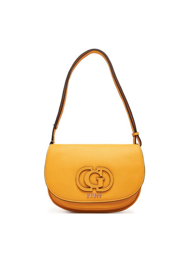 Guess Torebka Calebra HWBG95 36210 Żółty. Kolor: żółty. Materiał: skórzane