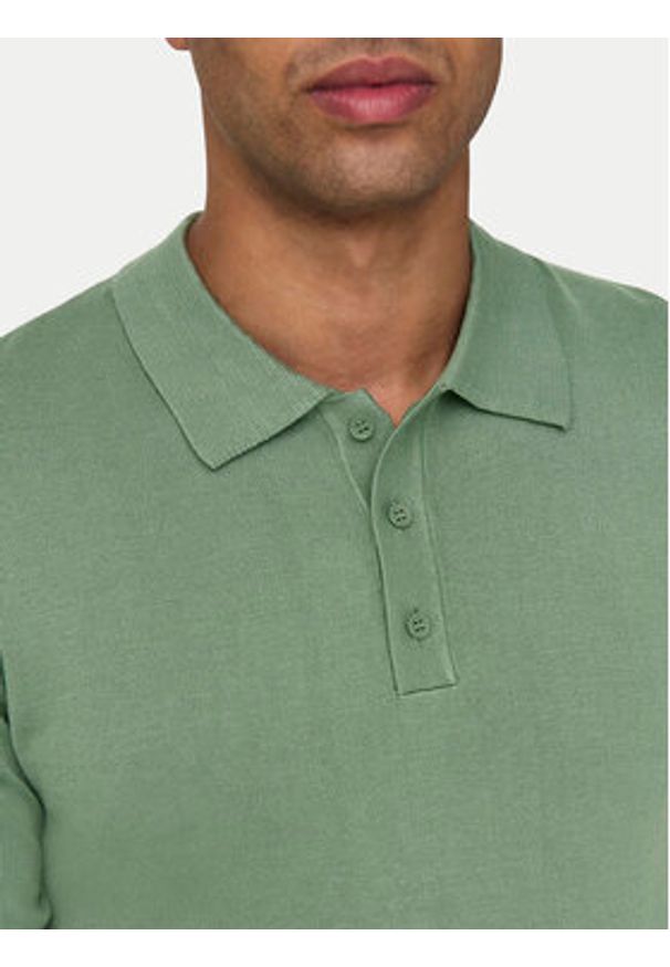 Only & Sons Polo Wyler 22022219 Zielony Regular Fit. Typ kołnierza: polo. Kolor: zielony. Materiał: wiskoza