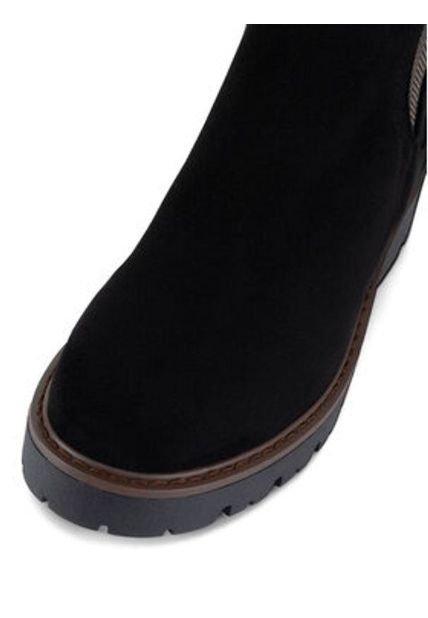 Clara Barson Botki WS6381-01 Czarny. Kolor: czarny. Materiał: materiał