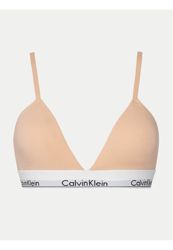 Calvin Klein Underwear Biustonosz braletka 000QF5650E Pomarańczowy. Kolor: pomarańczowy. Materiał: bawełna