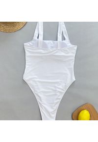 Intica - Jednoczęściowy strój kąpielowy minimalistyczny na plażę i basen Engelien. Kolor: czarny. Materiał: materiał #5