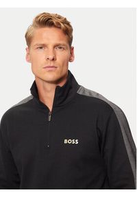 BOSS - Boss Bluza 50527551 Czarny Regular Fit. Kolor: czarny. Materiał: syntetyk, bawełna #5