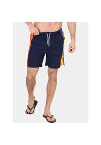 Kąpielówki męskie Nautica Pietro 7". Kolor: czerwony, wielokolorowy, niebieski. Styl: klasyczny