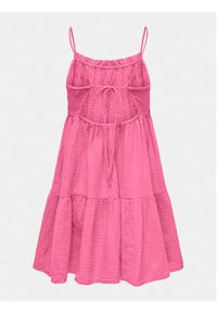only - ONLY Sukienka letnia Thyra 15317781 Różowy Regular Fit. Kolor: różowy. Materiał: bawełna. Sezon: lato #5
