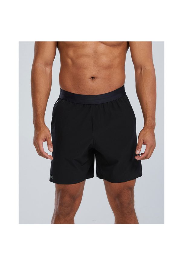 Spodenki treningowe męskie TYR SOL SHORT UNLINED 7". Kolor: czarny. Sport: turystyka piesza