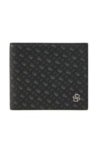 BOSS Duży Portfel Męski 50536776 Czarny. Kolor: czarny. Materiał: skóra
