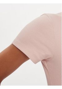 Calvin Klein Jeans T-Shirt J20J223358 Różowy Slim Fit. Kolor: różowy. Materiał: bawełna #5