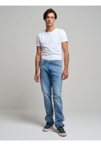 Big-Star - Spodnie jeans męskie Colt 213. Kolor: niebieski. Styl: klasyczny, elegancki