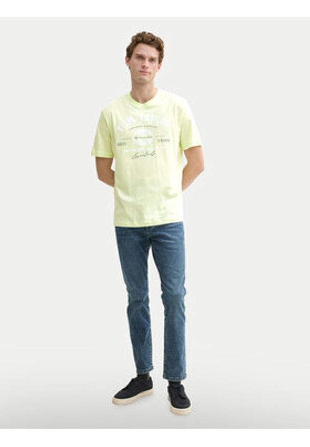 Tom Tailor T-Shirt 1037735 Zielony Regular Fit. Kolor: zielony. Materiał: bawełna