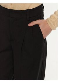 Oui - OUI Spodnie materiałowe 88780 Czarny Straight Fit. Kolor: czarny. Materiał: syntetyk, wiskoza #5