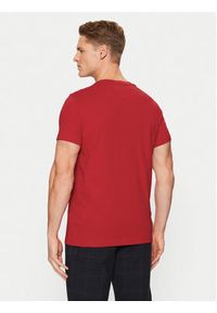 TOMMY HILFIGER - Tommy Hilfiger T-Shirt Tommy Logo MW0MW11797 Czerwony Regular Fit. Kolor: czerwony. Materiał: bawełna