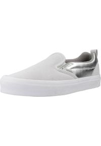 Tenisówki Vans Model Knu Slip Kolor Srebrny. Kolor: szary. Materiał: tkanina, skóra