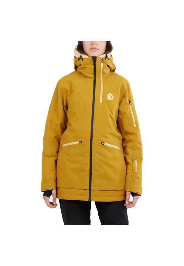 FUNDANGO - Kurtka narciarska damska Fundango Nashua Allmountain. Kolor: brązowy. Sezon: zima. Sport: narciarstwo