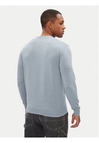 Pepe Jeans Sweter Essential PM702512 Błękitny Regular Fit. Kolor: niebieski. Materiał: bawełna #4