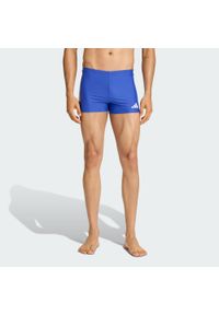 Adidas - Bokserki 3-Stripes Swim 2-Inch. Kolor: niebieski, wielokolorowy, biały. Materiał: materiał #1