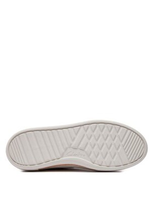 Clarks Sneakersy Hollyhock Walk 26176309 Różowy. Kolor: różowy. Materiał: skóra