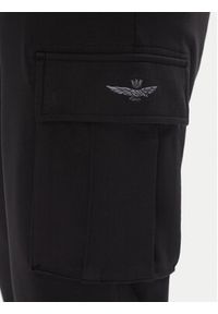 Aeronautica Militare Spodnie dresowe 251PF860F459 Czarny Regular Fit. Kolor: czarny. Materiał: bawełna #4