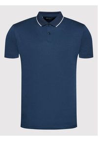 Selected Homme Polo Leroy 16082844 Granatowy Regular Fit. Typ kołnierza: polo. Kolor: niebieski. Materiał: syntetyk