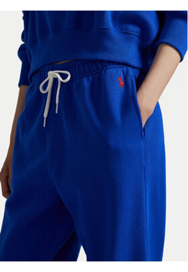 Polo Ralph Lauren Spodnie dresowe 211971700006 Niebieski Tapered Fit. Kolor: niebieski. Materiał: bawełna