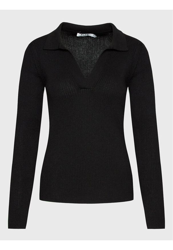 Sweter NA-KD. Kolor: czarny