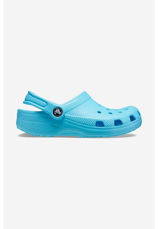 Crocs klapki Classic Clog kolor turkusowy 206991 ARCTIC. Nosek buta: okrągły. Kolor: turkusowy. Materiał: materiał