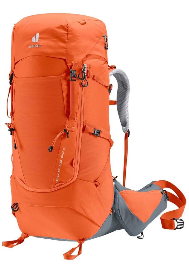Plecak turystyczny Deuter Aircontact Core SL 55 l + 10 l Pomarańczowy. Kolor: pomarańczowy