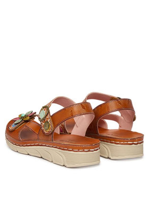 Laura Vita Sandały Dorry 21 Brązowy. Kolor: brązowy. Materiał: skóra