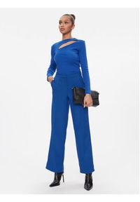 only - ONLY Bluzka 15283977 Niebieski Regular Fit. Kolor: niebieski. Materiał: bawełna #4