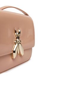 Patrizia Pepe Torebka 8B0303 L125 Beżowy. Kolor: beżowy. Materiał: skórzane, lakierowane #4