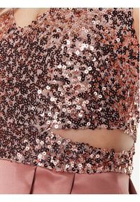 Rinascimento Sukienka wieczorowa CFC0112832003 Różowy Regular Fit. Kolor: różowy. Materiał: syntetyk. Styl: wizytowy #5