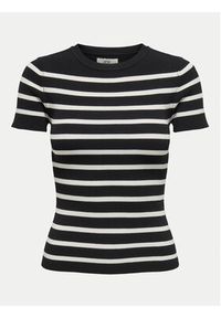 JDY T-Shirt Cirkeline 15307860 Czarny Slim Fit. Kolor: czarny. Materiał: wiskoza #4