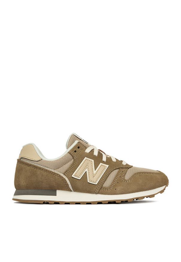New Balance Sneakersy C-M3737WA W Brązowy. Kolor: brązowy. Materiał: zamsz, skóra
